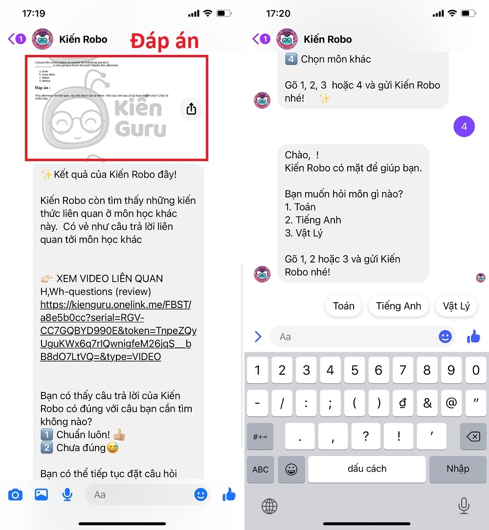 Đây là cách giải bài tập trên Messenger cực nhanh và hiệu quả 4