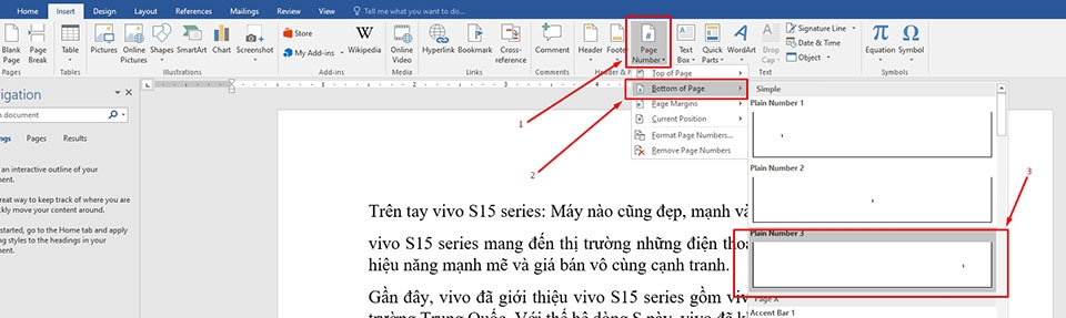 cách đánh số trang bỏ trang đầu trong Word - Ảnh 03