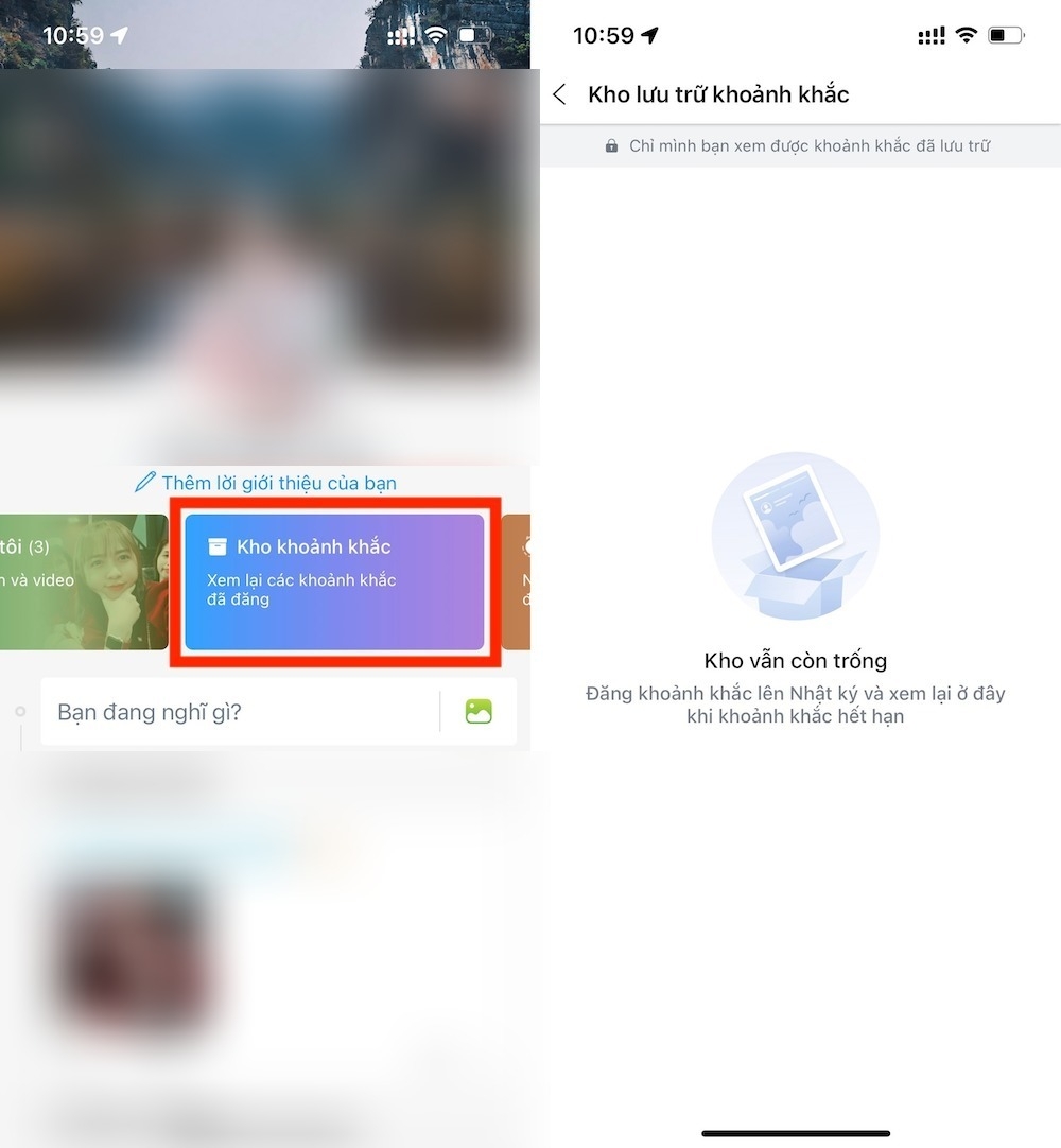 Cách xem lại khoảnh khắc trên Zalo 4