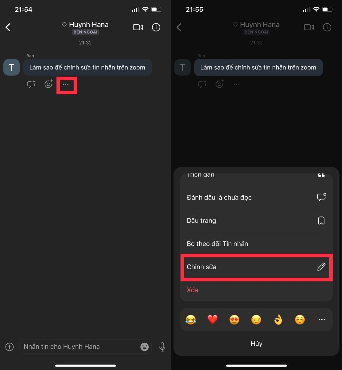 Cách chỉnh sửa và xóa tin nhắn trên Zoom vô cùng đơn giản 2