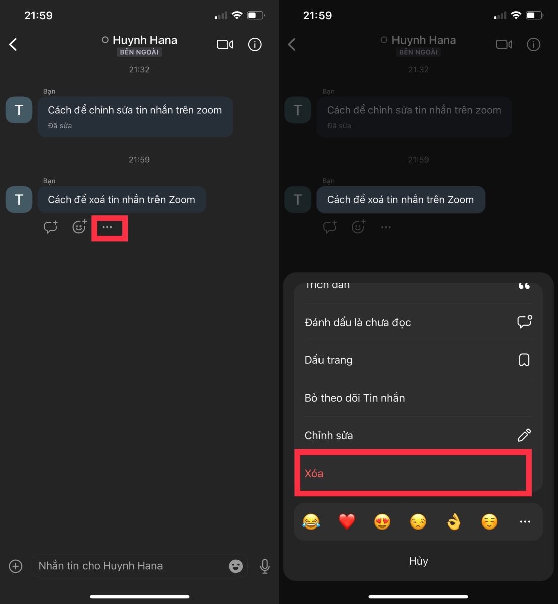 Cách chỉnh sửa và xóa tin nhắn trên Zoom vô cùng đơn giản 5