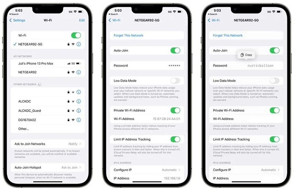 iOS 16 hiện đã cho phép bạn xem mật khẩu Wi-Fi