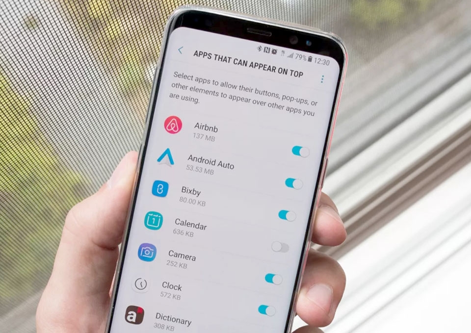 Ứng dụng chặn màn hình trên điện thoại Samsung Ứng dụng chặn màn hình trên điện thoại Samsung