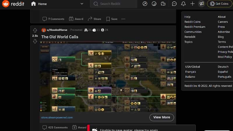 Giao diện Reddit được thay đổi thành công