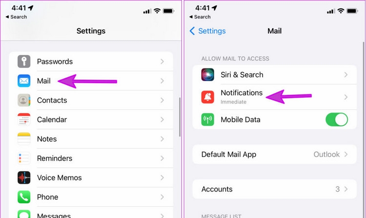Mẹo sửa lỗi email bị trễ trong ứng dụng Mail trên iPhone (1)