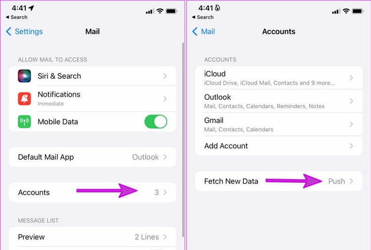 Mẹo sửa lỗi email bị trễ trong ứng dụng Mail trên iPhone (3)