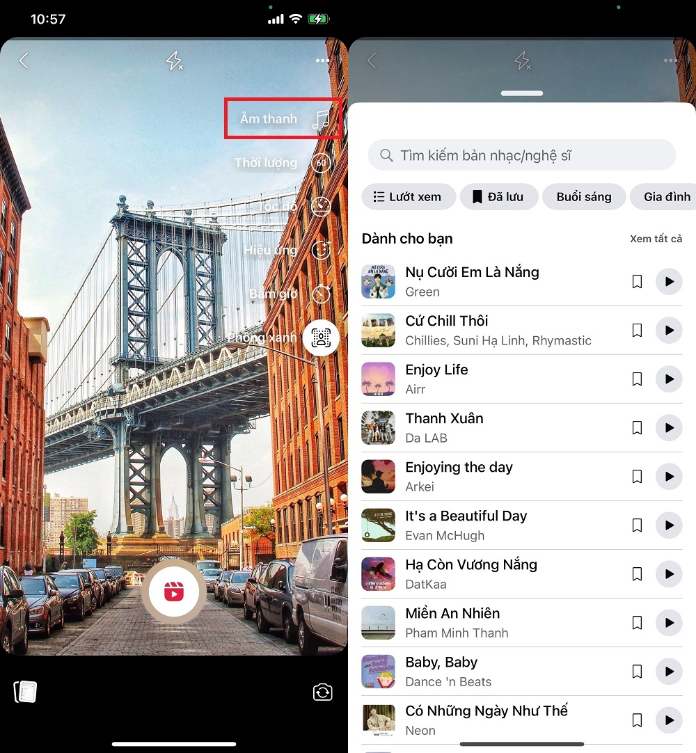 Cách chèn phông nền và cách chỉnh sửa trên Facebook Reels 6