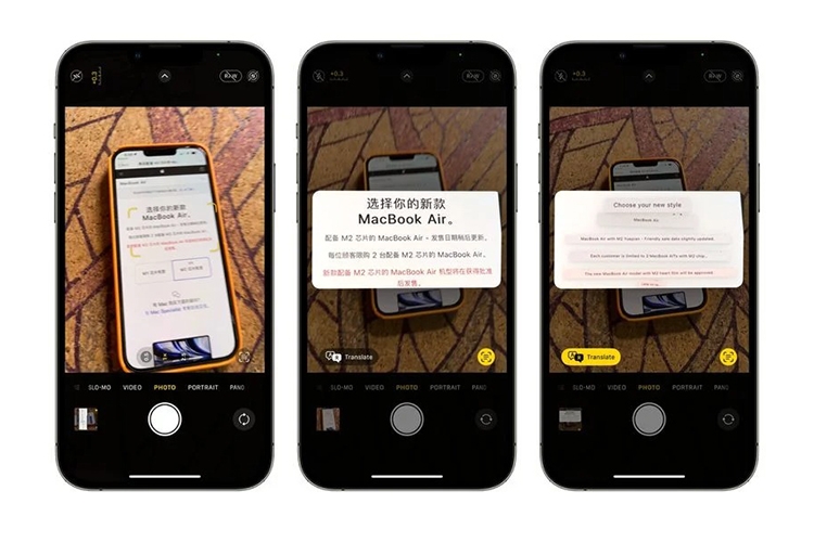 iOS 16 hỗ trợ dịch trực tiếp từ camera (ảnh 1)