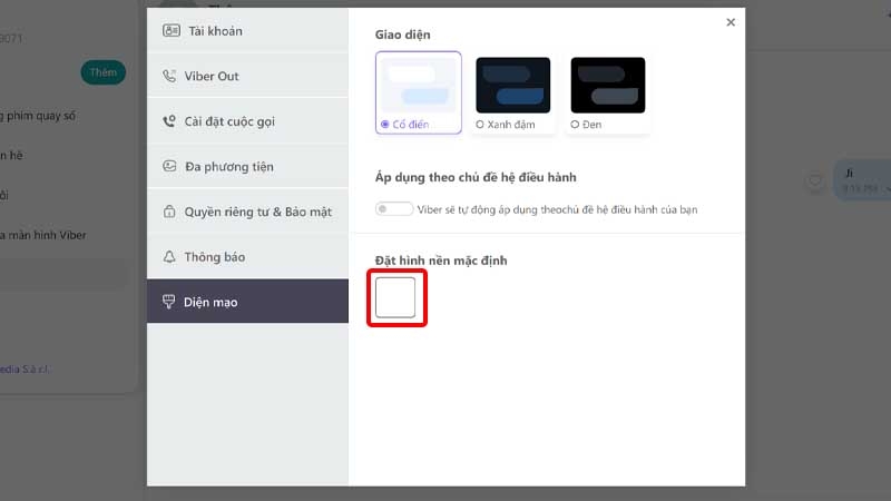 Click vào ô trống