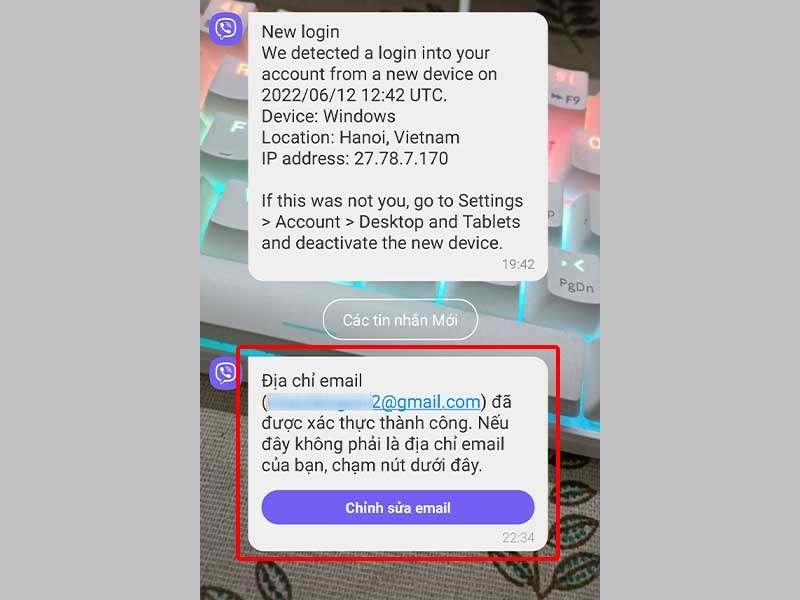 Xác thực Email thành công