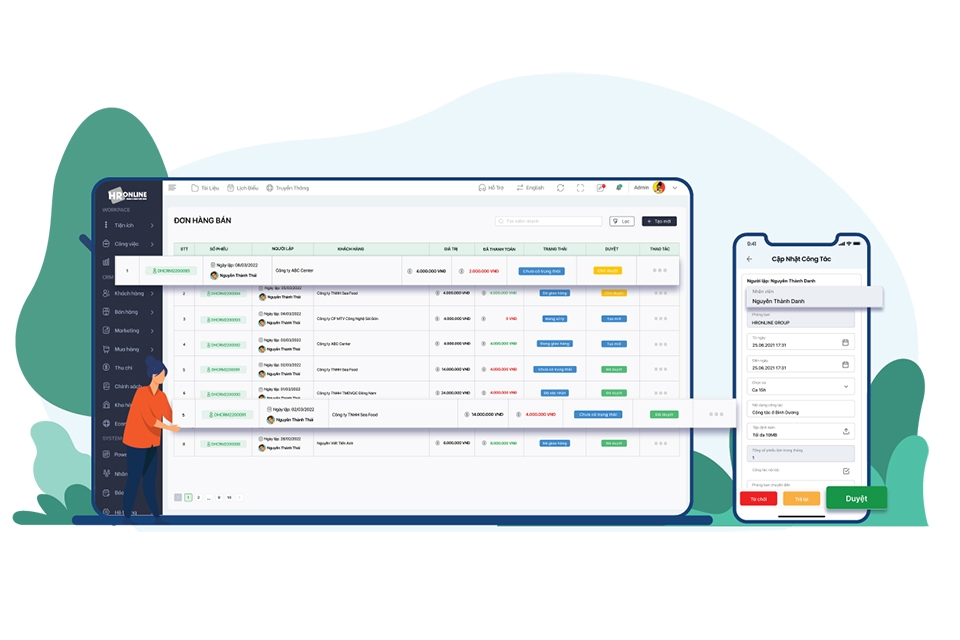 phần mềm KPI HrOnline