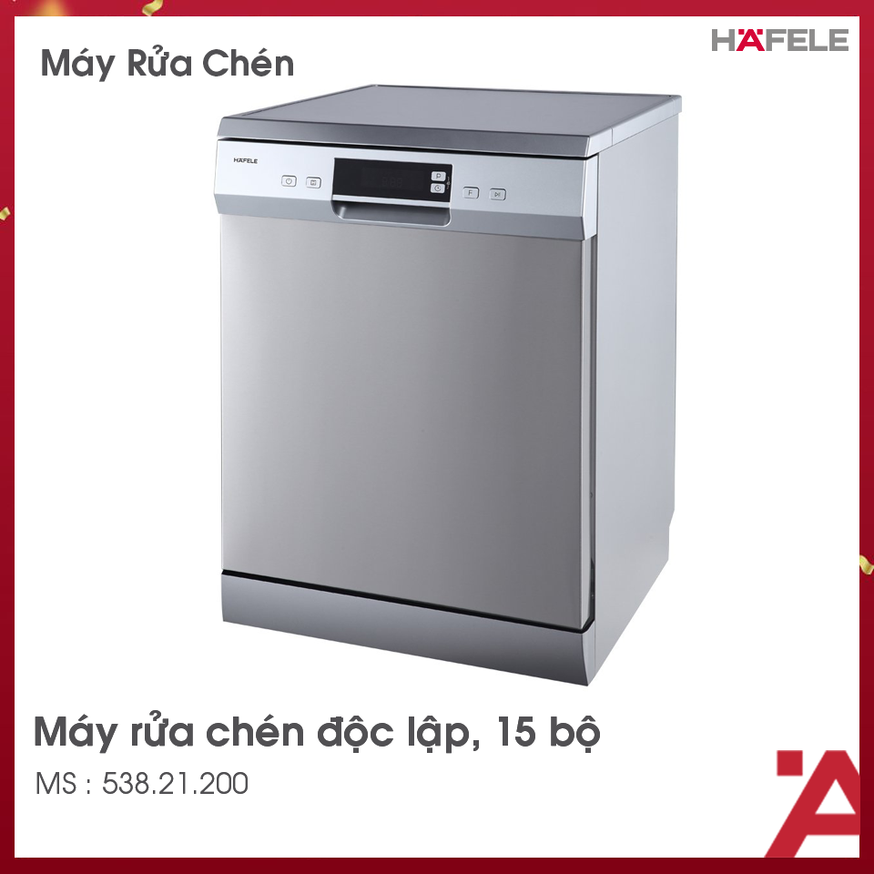 Máy rửa bát độc lập 15 bộ Hafele HDW-F60E (538.21.200)