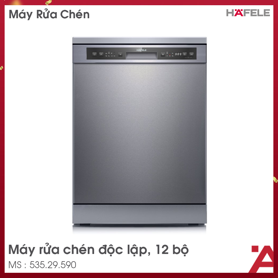 Máy rửa bát độc lập 12 bộ Hafele HDW-F60G (535.29.590)