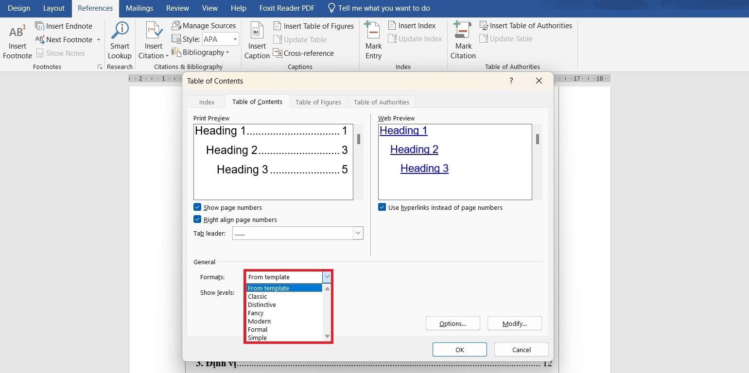 Cách làm mục lục trong Word (ảnh 3)