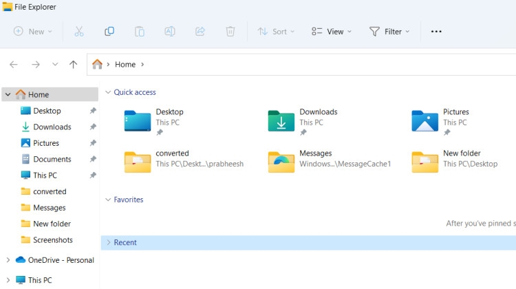 Cách thay đổi thư mục khởi động mặc định trong Windows 11 File Explorer (1)