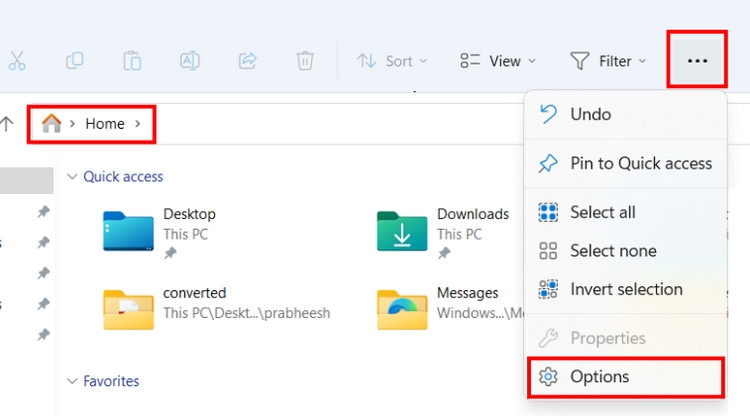 Cách thay đổi thư mục khởi động mặc định trong Windows 11 File Explorer (2)