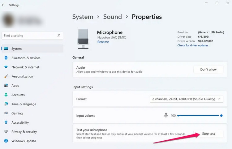 Mẹo sửa lỗi micro quá ồn trên Windows 11 (2)