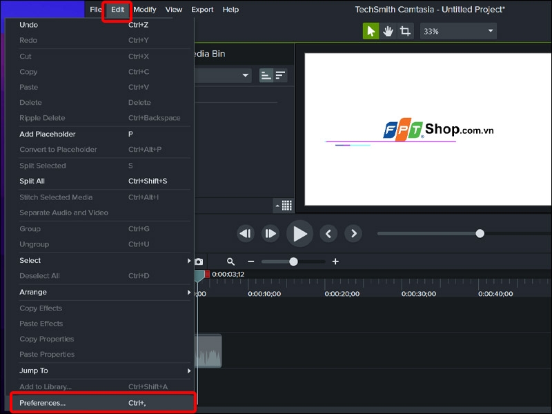 Cách tăng tốc render Camtasia max công suất CPU