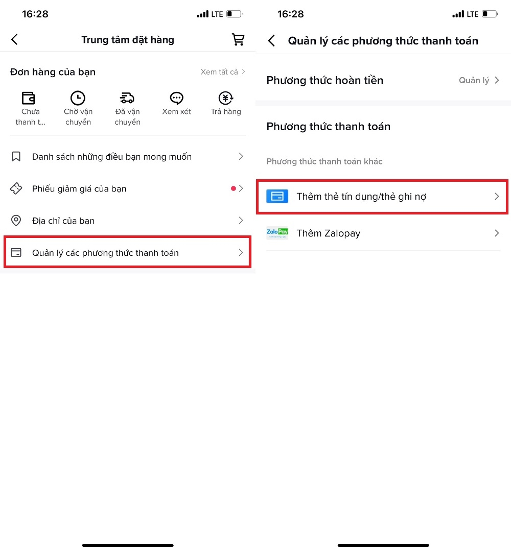 Cách thêm phương thức thanh toán trên TikTok Shop 4
