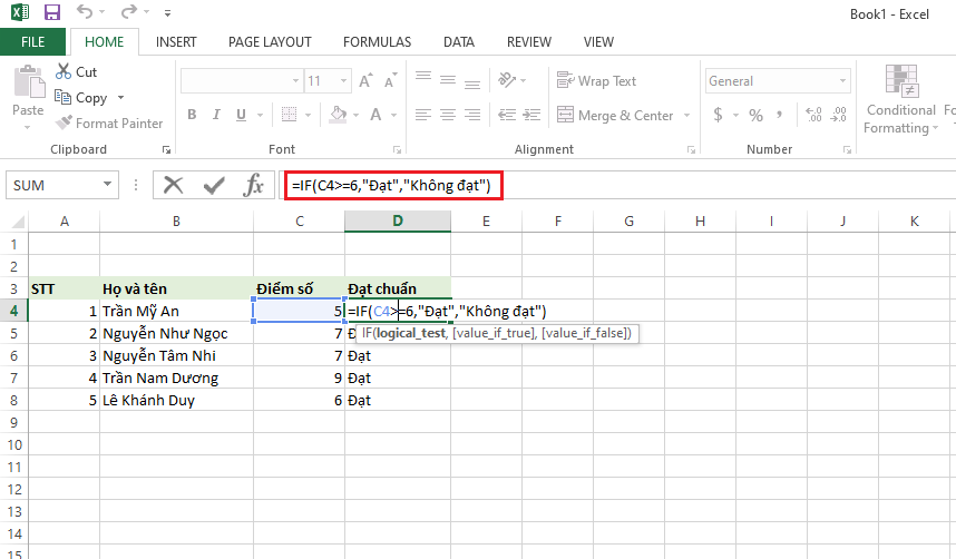 Hàm IF trong Excel là gì? Hướng dẫn chi tiết cách sử dụng hàm IF