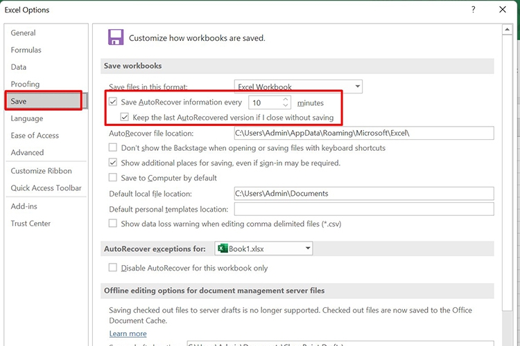 Cách lấy lại file Excel chưa lưu hoặc bị lưu đè cực hiệu quả (Hình 4)