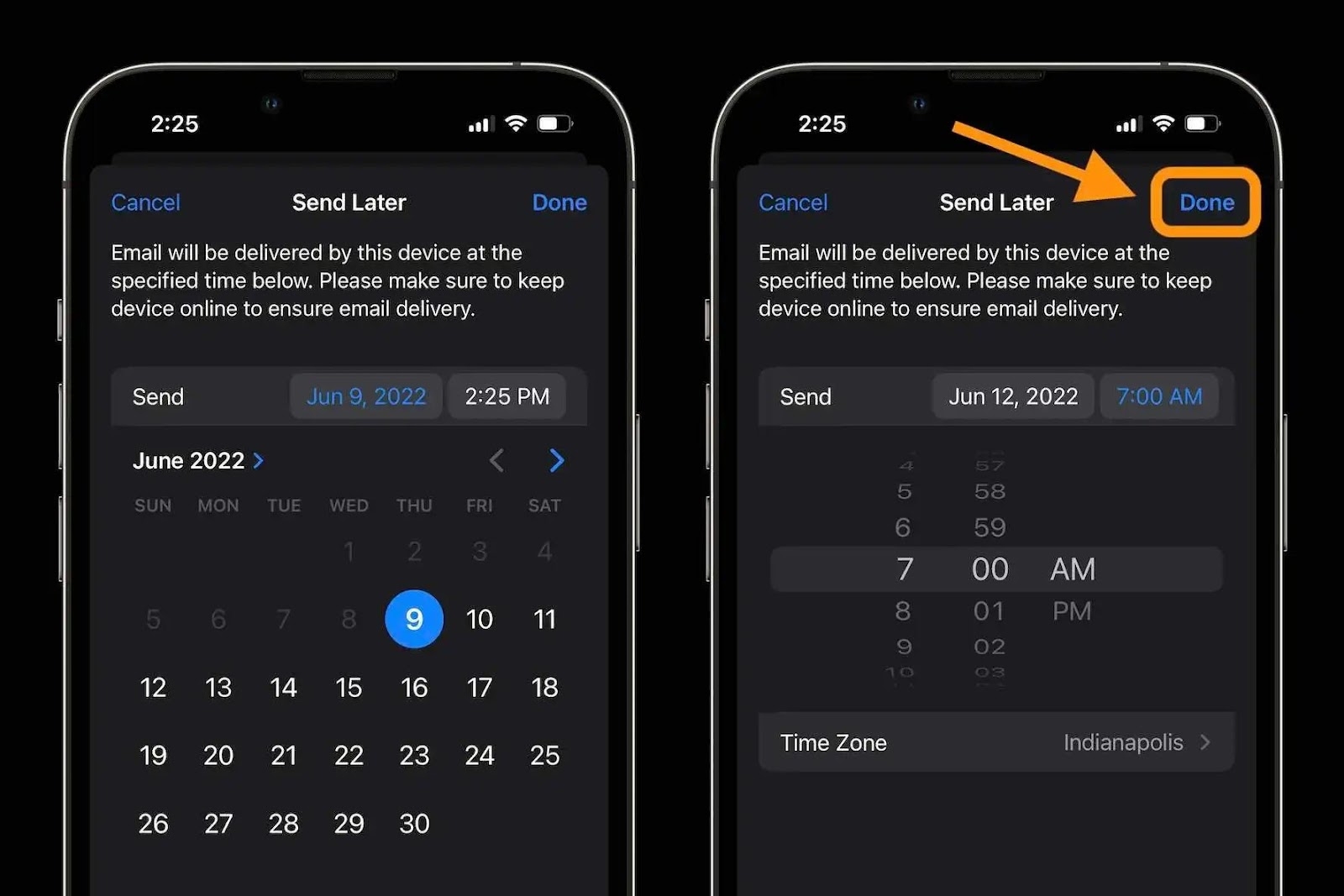 Cách hẹn giờ gửi email trên iPhone chạy iOS 16 3