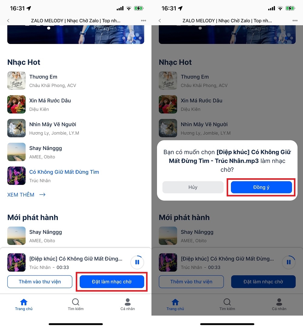 Lưu ngay cách cài nhạc chờ cho cuộc gọi Zalo miễn phí 4