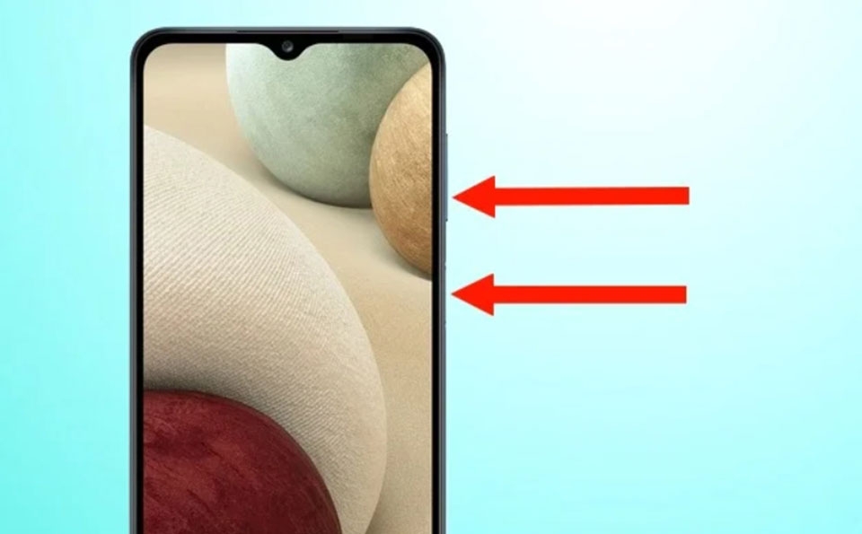 cách chụp màn hình Samsung Galaxy A12 (2)