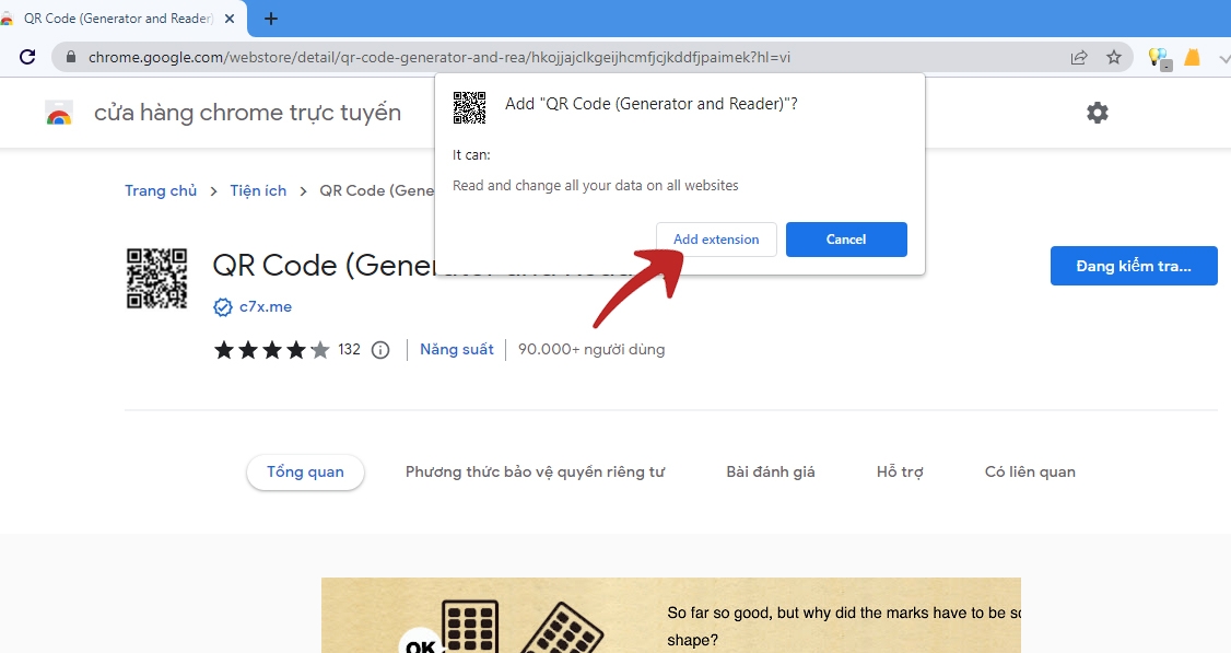 Scan mã QR trên máy tính (Ảnh 6)