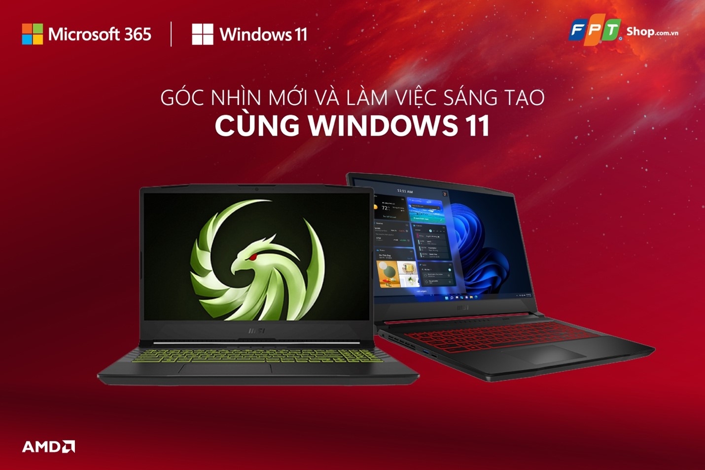 Góc nhìn mới & Làm việc sáng tạo cùng Windows 11