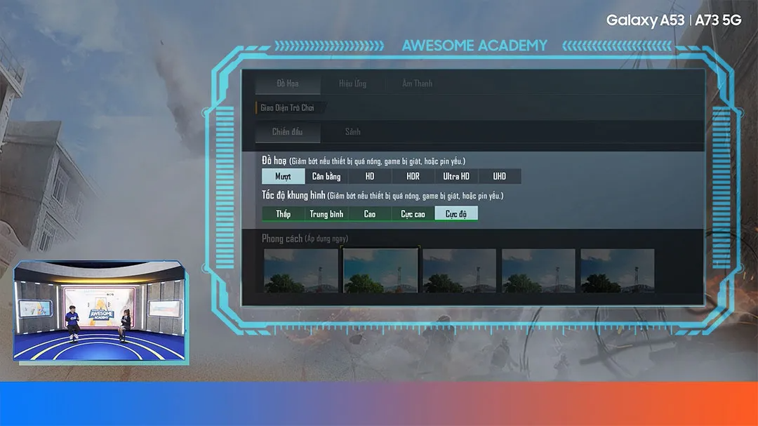 Học từ ABCT36 tại Awesome Academy: Lên rank siêu nhanh với chipset Snapdragon 778G của Galaxy A73 5G
