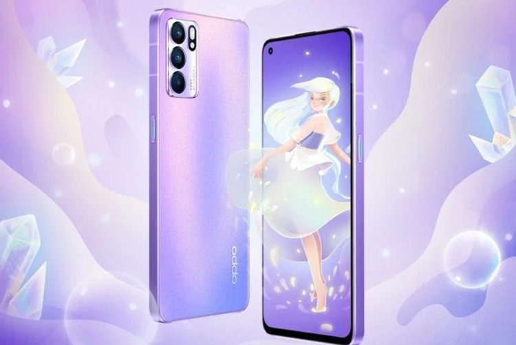 OPPO Reno6 Purple Star