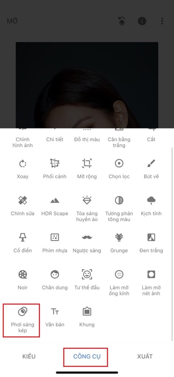Mách bạn thủ thuật ảnh chồng ảnh thú vị trên Snapseed