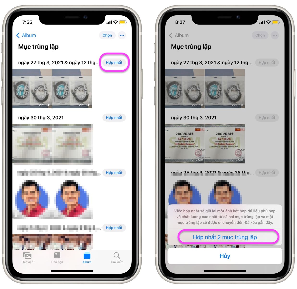 Cách xóa ảnh và video trùng lặp trên iPhone - Ảnh 4
