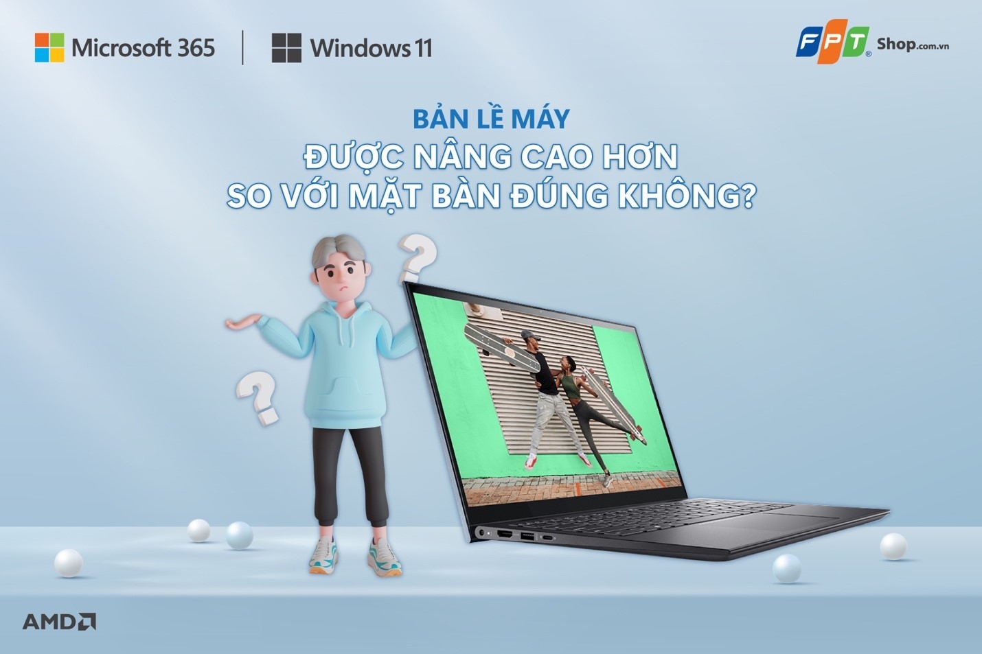 1001 câu hỏi vì sao cùng laptop Dell Inspiron N7415 R5 5500U