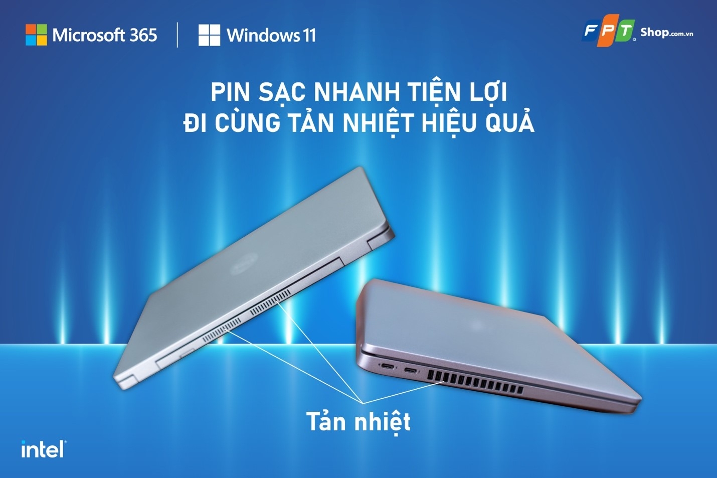 Pin sạc nhanh tiện lợi đi cùng tản nhiệt hiệu quả