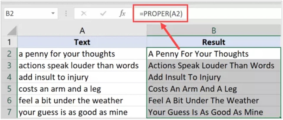 Viết hoa chữ cái đầu trong Excel - Ảnh 03
