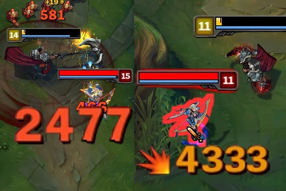 Các loại dame trong game