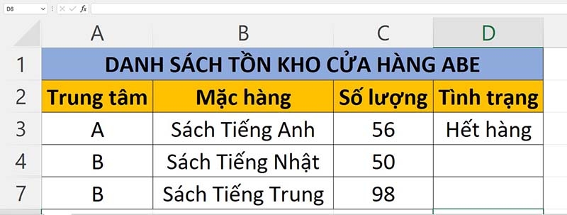 Công thức và hướng dẫn sử dụng hàm SUBTOTAL trong Excel đơn giản