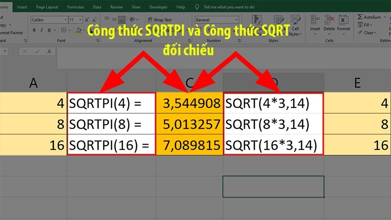 Làm thế nào để tính căn bậc 2 trong Excel? 3