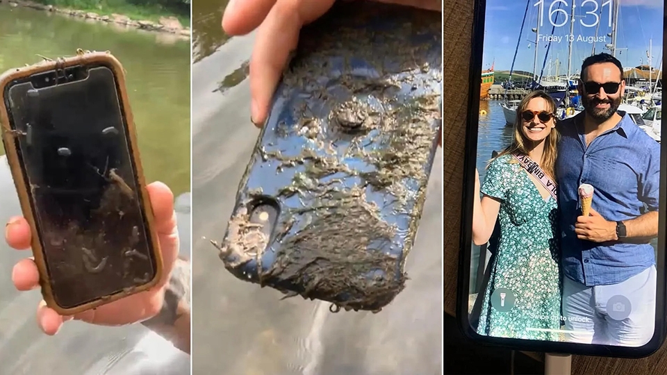 iPhone vẫn sống sót một cách kỳ diệu sau 10 tháng “tắm” sông