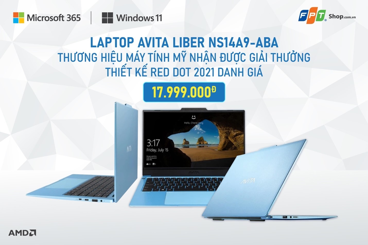 Laptop Avita Liber NS14A9-ABA thương hiệu Mỹ giải thưởng Red Dot