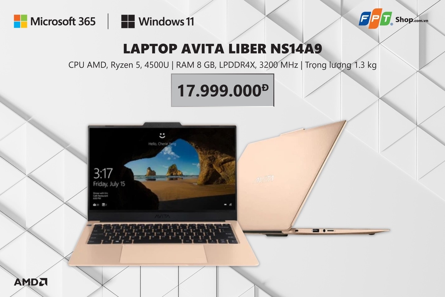 TOP LAPTOP MỎNG NHẸ VỚI TRỌNG LƯỢNG DƯỚI 2KG BÁN CHẠY TRÊN FPT SHOP 2