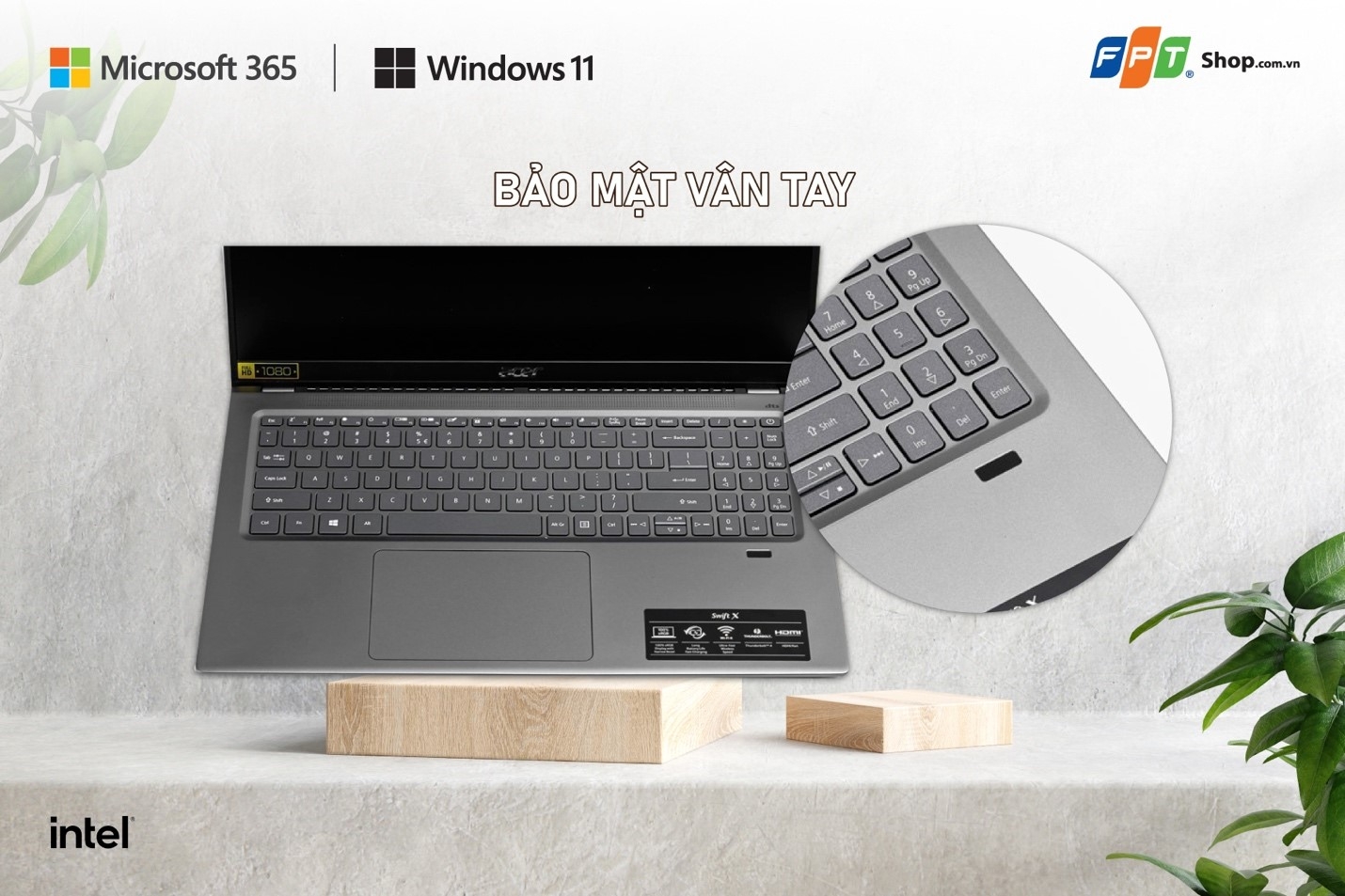 Acer Swift X SFX16 màn hình 16,1 inch nhưng khối lượng chỉ 1,9kg