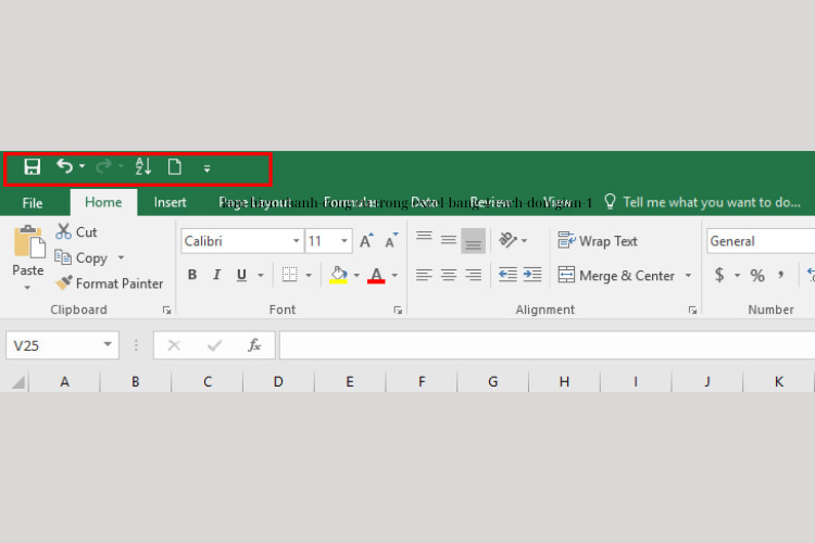Bí kíp hiện thanh công cụ trong Excel bằng 4 cách đơn giản 1