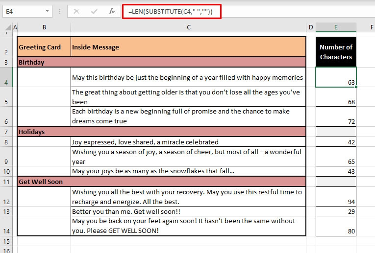 Đếm ký tự trong Excel - Ảnh 03