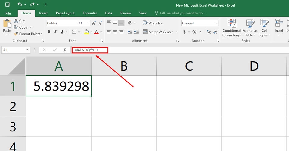 Sử dụng hàm Random trong Excel - Ảnh 03