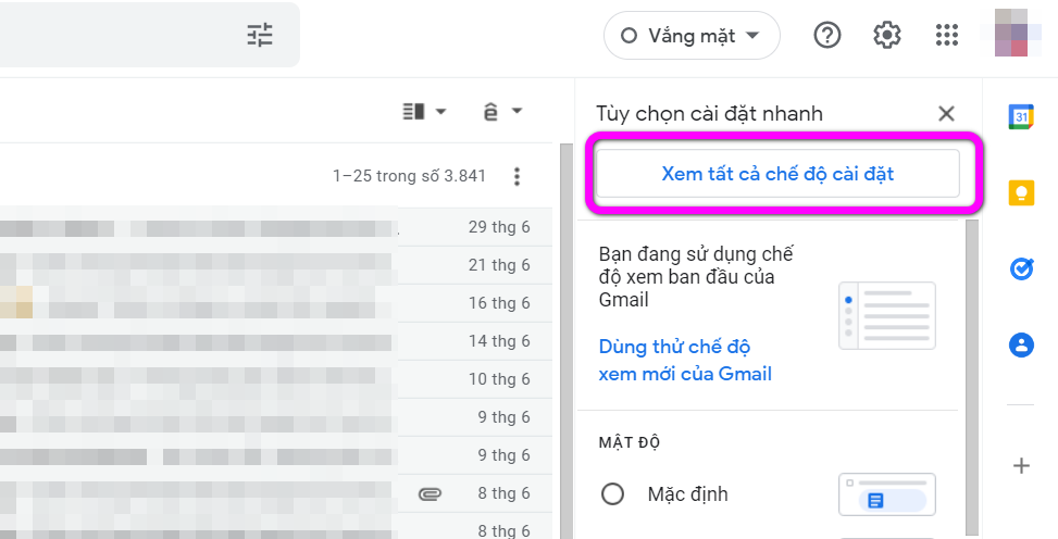 Cách quay về giao diện Gmail cũ 2022 - Ảnh 8