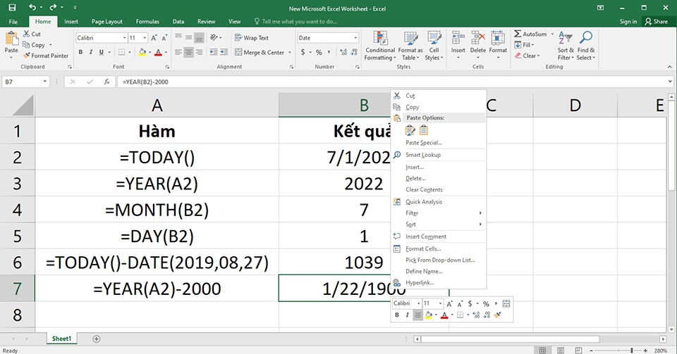 Hàm TODAY trong Excel - Ảnh 04