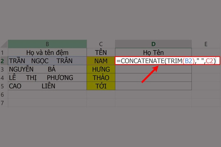 Cách sử dụng hàm TRIM trong Excel cực đơn giản có thể bạn chưa biết - hình 3